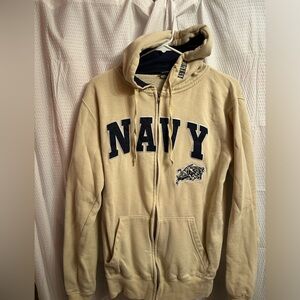 US Navy zip hoodie size small